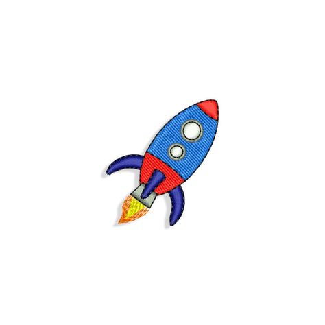 Rocket Embroidery Design Files - Etsy Rocket Embroidery, Police Badge, Applique Embroidery Designs, Needle Art, Machine Embroidery Design, Embroidery Applique, Embroidery Files, Design Files, Embroidery Machine