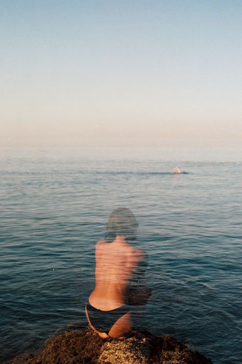 Film photography, 35mm camera, canon ae-1, double exposure, photo inspo, film photographers, portra 160, Kodak film, summer photos, photos of the sea, self-portrait Portra 160, Roll Of Film, Film Shot, Canon Ae 1, Summer Scenes, Alfred Stieglitz, 35mm Camera, Film Inspiration, Foto Ideas Instagram