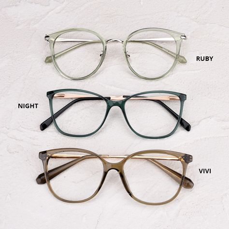 Green Glasses Frames For Women, Green Glasses Aesthetic, Colorful Glasses Frames, Green Glasses Frames, Green Eyeglasses, Cute Glasses Frames, Classy Glasses, Glasses Frames Trendy, Glasses Inspiration