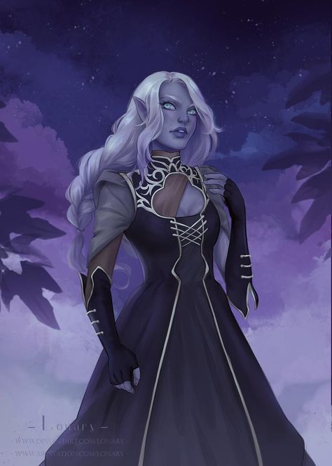 Eladrin Female, Winter Eladrin, Elf Woman, Woman In Dress, D D Races, Elves Fantasy, Female Elf, Gym Leaders, Dungeons And Dragons Characters