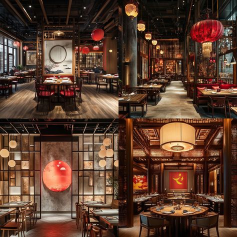 Taiwan Restaurant Design, Chinese Restaurant Interior Design, Resturant Interior Design, Chinese Restaurant Interior, Yi Sang, Chinese Restaurant Design, Modern Chinese Restaurant, Resturant Interior, Arabic Interior Design