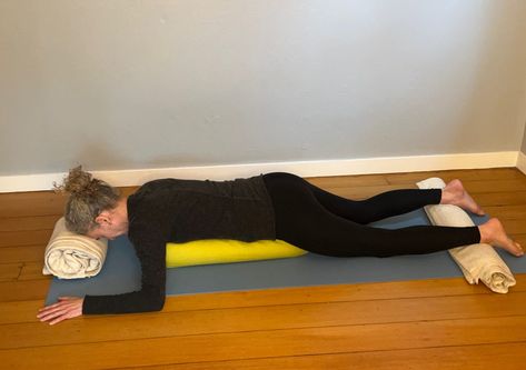 Featured Restorative Pose: Supported Prone Savasana - Yoga for Times of Change Yin Poses, Restorative Yoga Sequence, Yoga Thoughts, Leslie Howard, Restorative Yoga Poses, Yoga Pictures, Iyengar Yoga, Yoga Journal, Restorative Yoga