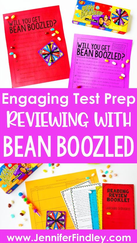 Dibels Practice, Test Review Games, Skills Everyone Should Know, Test Prep Fun, Staar Test Prep, Staar Review, Bean Boozled, Test Prep Activities, Testing Motivation