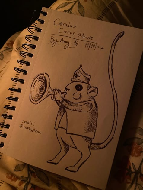 Coraline Easy Drawings, Easy Coraline Drawings, Wybie Coraline Drawing, How To Draw Coraline, Coraline Circus Mice, Coraline Drawing Ideas, Wybie Drawing, Coraline Cat Drawing, Coraline Painting Easy