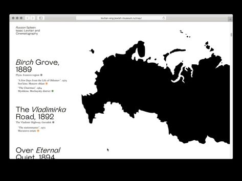 by Readymag Map On Website Design, Interactive Infographic Design, Map Design Infographic, Website Map Design, Interactive Map Website, Interactive Map Design, Map Website Design, Readymag Website, Map Design Graphic