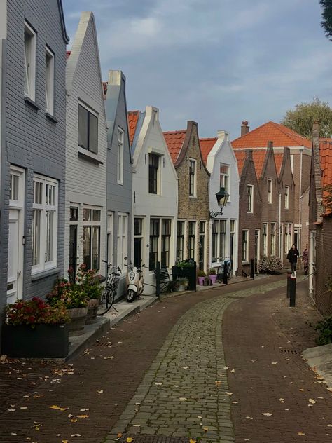 Netherlands Village, Zeeland Netherlands, Netherlands Aesthetic, 2024 Moodboard, Small City, Beautiful Streets, Old Street, Cover Ideas, Amsterdam Netherlands