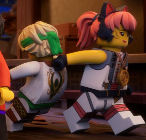 Ninjago: Dragons Rising S2E20 | tags: lloyd, sora, ninjago Ninjago Desktop Wallpaper, All Ninjago Characters, Dragon Rising Ninjago, Ninjago Dragons Rising Season 2, Lloyd And Harumi Fanart, Ninjago Sora Fanart, Dragons Rising Fanart, Lloyd X Nya, Dragon Lloyd