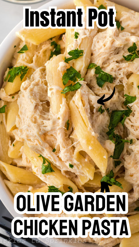 Craving the comforting flavors of Olive Garden's famous Chicken Pasta but short on time? Look no further! Our Instant Pot Olive Garden Chicken Pasta recipe has got you covered. With the convenience of your trusty Instant Pot, you can whip up this mouthwatering dish in no time, right in the comfort of your own kitchen. Instant Pot Olive Garden Chicken Pasta, Olive Garden Chicken Pasta Instant Pot, Instant Pot Chicken Pasta Recipes Easy, Olive Garden Chicken Instant Pot, Instant Pot Olive Garden Chicken, Olive Garden Chicken Pasta, Instant Pot Pasta Recipes, Garden Pasta Salad, Olive Garden Chicken Gnocchi