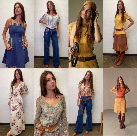 Tully Hart, Camilla Dunne, Camila Dunne, Camilla Morrone, 70’s Aesthetic, 70s Inspired Outfits, Abercrombie Girls, Daisy Jones And The Six, Camila Morrone