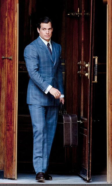 Man From Uncle, The Man From Uncle, Mens Fashion Suits, Henry Cavill, Well Dressed Men, Blue Suit, Suit And Tie, Well Dressed, Mens Suits