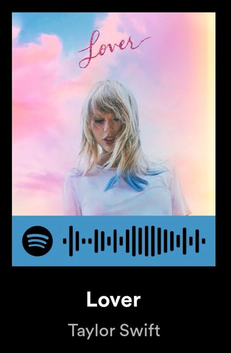 Barcode Spotify, Musica Spotify, Lover Album, Summer Taylor, Spotify Code, Taylor Swift Songs, Manifestation Quotes, Secret Santa, Taylor Swift