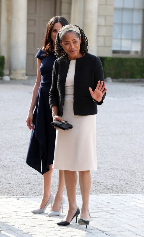 Meghan Markle and Her Mom, Doria, Make a Gorgeous Appearance Ahead of the Royal Wedding Cliveden House, Harry And Meghan Wedding, Doria Ragland, Meghan Markle Wedding, Princess Meghan, Prins Harry, Prince Harry And Megan, Meghan Markle Prince Harry, Reine Elizabeth Ii