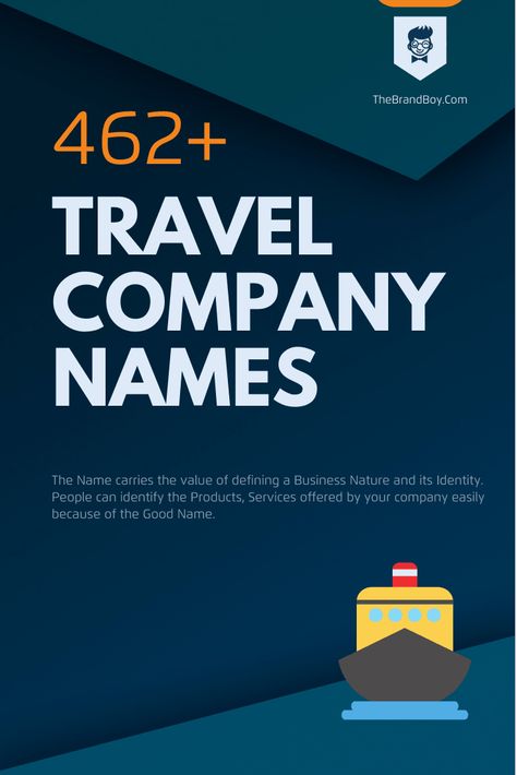 481+ Creative Travel Company Names | TheBrandBoy.Com Travel Agency Names Catchy, Unique User Names For Instagram, Travel Business Name Ideas, Travel Agency Names Ideas, Best Company Names, Travel Company Names, Travel Agency Branding, Travel And Tours Logo, Travel Consultant Business