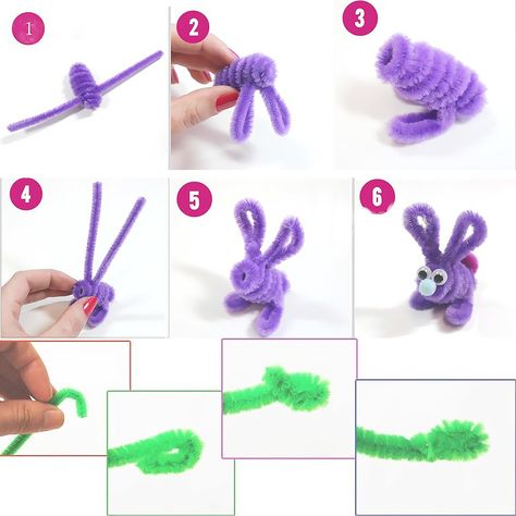 Easter Crafts Diy Kids, Wedding Party Decorations Diy, Easter Crafts For Adults, Diy Educational Toys, Fun Easter Crafts, Wire Craft, Stem Crafts, Pipe Cleaner Crafts, Craft Decorations