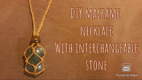 How To Make Macrame Necklace, Cristal Necklace Diy, Hemp Necklace Diy, Crystal Wrapping Diy Macrame, Diy Macrame Necklace Tutorial, Macrame Stone Wrapping Tutorial, Stone Necklace Diy, Crystal Necklace Tutorial, Gemstone Necklace Diy