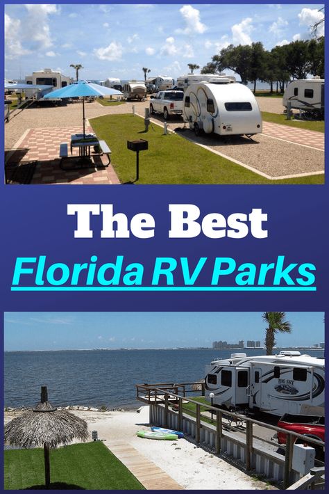 Rv Parks In Florida, Florida Campgrounds, Luxury Rv Resorts, Camper Remodeling, Best Rv Parks, Rv Camping Checklist, Florida Camping, Rv Camping Tips, Camping Sites