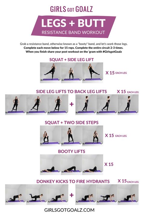 Hamstring Resistance Band Workout, Leg Day Resistance Band Workout, Resistance Band Leg Exercises, Leg Band Workout, Lower Body Resistance Band Workout, Resistance Band Leg Workout, Band Leg Workout, Workout For Glutes, Resistant Band Workouts