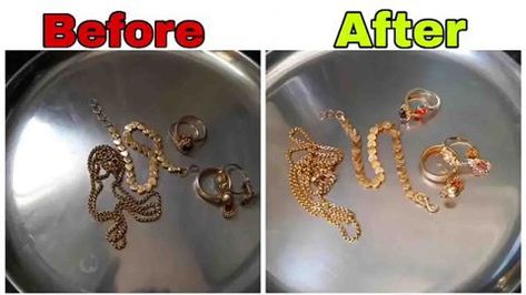 How To Clean Gold Jewelry At Home | DIY Joy Projects and Crafts Ideas Cleaning Gold Jewelry At Home, Old Gold Jewellery To New, How To Clean Gold Plated Jewelry, How To Clean Gold Jewelry, How To Clean Gold Jewelry At Home, How To Clean Jewelry At Home, Clean Gold Jewelry At Home, Clean Silver Jewelry, How To Clean Diamonds