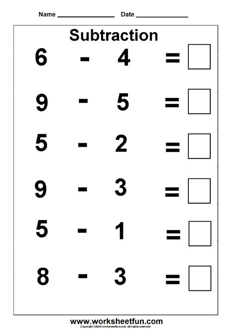 subtraction worksheet Subtracting Worksheets, Color Preschool, Kindergarten Subtraction, Kindergarten Addition, Kindergarten Math Worksheets Addition, Subtraction Kindergarten, Kindergarten Math Worksheets Free, Kindergarten Addition Worksheets, Math Addition Worksheets