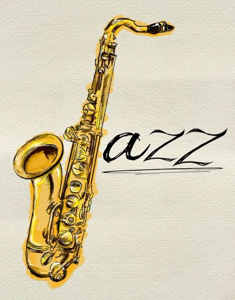 Jazz Saxophone Painting Free Photo Saxophone Painting, Jazz Music Art, Saxophone Art, Jazz Painting, Arte Jazz, Jazz Saxophone, Jazz Bar, Jazz Poster, Jazz Art