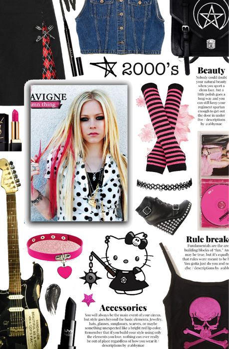 Avril Lavigne Fashion, Avril Lavigne 2000, Avril Lavigne Outfits 2000s, Avril Lavigne 2000s, Avril Lavigne Concert Outfit Ideas, Avril Lavigne Inspired Outfits, Avril Lavigne Outfits Ideas, 2000 Pop Punk, Avril Lavigne 00s Outfits