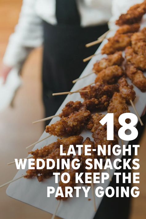 trendy late-night wedding food ideas Wedding Evening Snack Ideas, After Wedding Food Late Nights, After Wedding Snacks Late Nights, Late Night Wedding Food Ideas, October Wedding Food Ideas, Diy Late Night Snacks Wedding, Wedding Reception Snack Table, Wedding After Party Food Ideas, Late Night Snacks Wedding Receptions