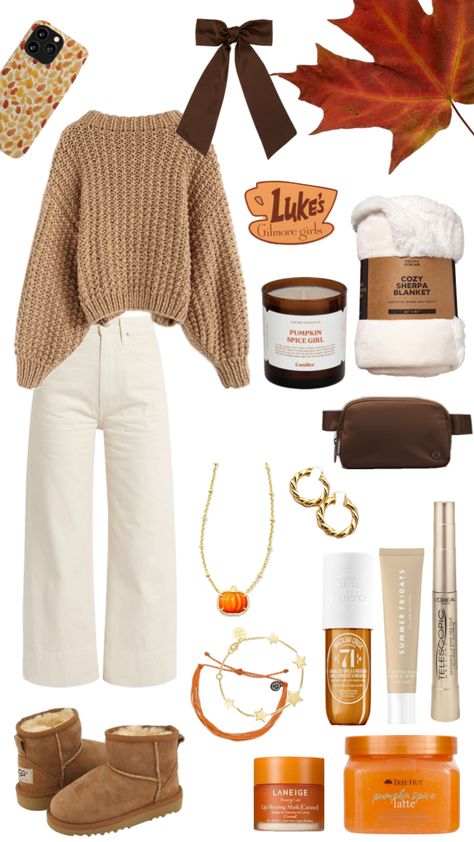 pumpkin spice szn Fall Mood Board Outfits, Things To Wear For Thanksgiving, Fall Outfits Friendsgiving, Cute Fall Outfits Ideas, Cute Outfits Thanksgiving, Cute Thanksgiving Outfit Ideas, Neutral Thanksgiving Outfit, What To Wear To A Friendsgiving, Thanksgiving Outfits Women Cold Weather