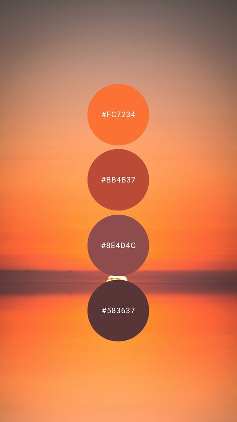 Sunset orange, rust, and purple ombre somehow speaks to both the desert and the beach. Try it in the master / primary bedroom, living / family room or kitchen. #colourpalette #colorpalette #colour #color #palette #sunset #bold #orange Sunset Color Bedding, Sunset Palette Bedroom, Mauve And Orange Bedroom, Sunset Themed Room, Sunset Inspired Bedroom, Eggplant Color Scheme, Wall Paint Ideas Bedroom, Purple Aesthetic Bedroom, Western Color Palette