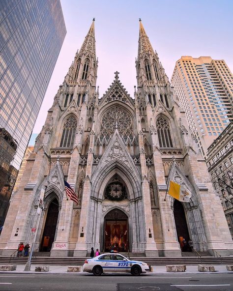 St Patricks Cathedral Nyc, New York City Aesthetic, Personal Investigation, New York Architecture, Cathedral Church, States In America, Ny City, Sacred Places, City Aesthetic