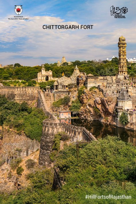 A stunning tourist destination, the Chittorgarh Fort is the pride of Chittor. This fort is the finest example of the Rajput architecture and one of six other majestic hill forts of Rajasthan. Explore it and get amazed! Chittorgarh Fort Photography, Rajput Architecture, Chittorgarh Fort, Flag Images, Indian Flag Images, History Of India, Indian Flag, Krishna Photo, Indian Heritage