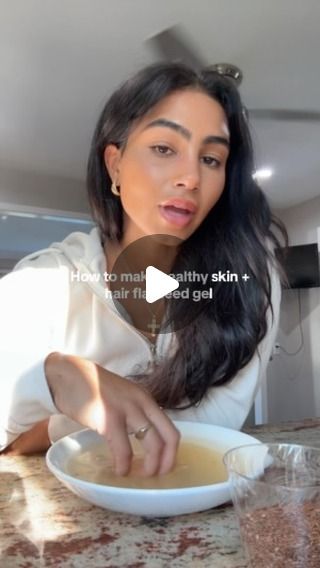 Jaime Nicole | how to make flaxseed gel ✨ | Instagram Flaxseed Gel For Face, Flaxseed Gel, Flaxseed, Healthy Teeth, Flax Seed, Care Products, Hair Makeup, Health And Beauty, Skin Care