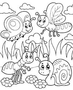 Insect Coloring Pages Bugs Coloring Pages, Ladybug Coloring Page, Insect Coloring Pages, Bug Coloring Pages, Summer Coloring Pages, Easy Coloring Pages, Skylanders, Halloween Coloring Pages, Bugs And Insects