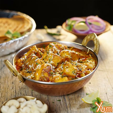 Yum - Kaju Paneer Masala Matter Paneer, Kadai Paneer, Paneer Masala Recipe, Paneer Masala, Paneer Recipes, Masala Recipe, Paneer, Mouth Watering, Beautiful Places