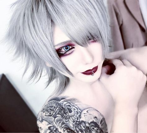 Vkei Make Up, Vkei Makeup, Visual Kei Makeup, Oshare Kei, Kei Fashion, Jrock Visual Kei, Makeup Tutorial Video, V Kei, Oc Inspo