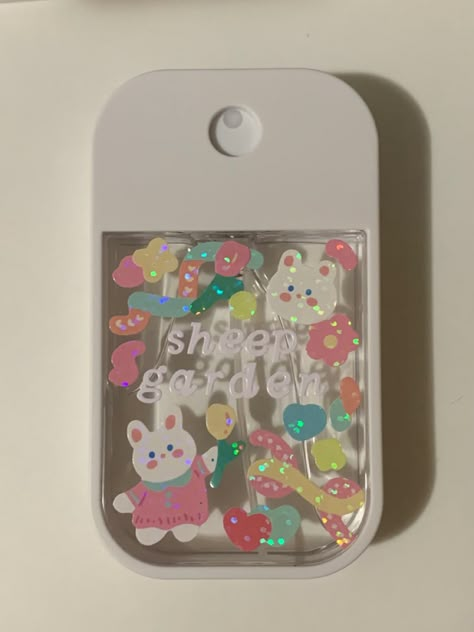 aesthetic hand sanitizer cute sticker Alcohol Spray Bottle Aesthetic, Aesthetic Hand Sanitizer, Hand Sanitizer Aesthetic, Alcohol Bottle Decorations, Muji Stationery, Studying Stationary, Hand Sanitizer Bottle, 17th Birthday Ideas, Sanitizer Bottle