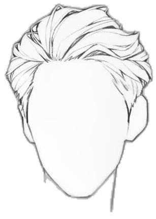 Hairstyle Drawings Male, Male Hairstyles Drawing Front View, Male Hairstyles Sketch, Man Hair Reference Drawing, How To Draw Body Poses Male, Hairstyle Drawing Reference Male, How To Draw Short Hair Men, Man Bun Drawing Reference Front View, Slick Back Drawing