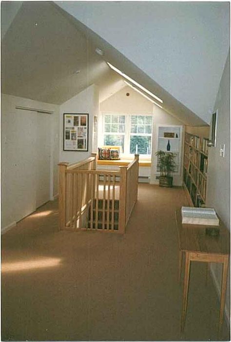 Attic Conversions, built-in bookshelves Attic Stair, Attic Master Suite, Attic Conversions, Kids Bedroom Remodel, Attic Renovation Ideas, Small Bedroom Remodel, Finished Attic, Attic Playroom, Attic Loft