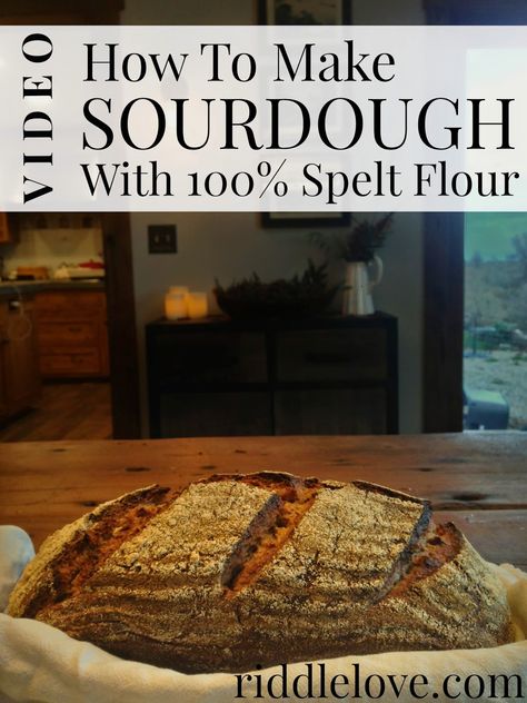 Sourdough Bread Loaf, Spelt Sourdough Bread, Spelt Bread Recipe, Spelt Sourdough, Spelt Flour Recipes, Spelt Recipes, Spelt Bread, Yeast Breads, Sourdough Starter Recipe