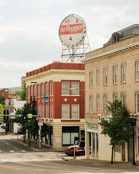 Old Dr. Pepper sign in downtown Roanoke, Virginia Roanoke Virginia, Museum Hotel, Roanoke Va, Mountain Park, Usa Road Trip, Virginia Usa, Pediatric Dentistry, Posters Framed, Side Jobs