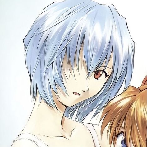 2/2 Matching Evangelion Icons, Evangelion Matching Pfp, Neon Evangelion, Rei Ayanami, Genesis Evangelion, Neon Genesis, Animation Design, Matching Profile Pictures, Matching Pfps