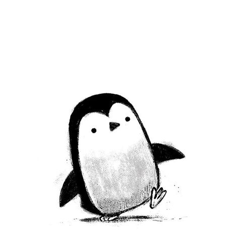 I'm going to be waddling like this chap once the weekend is over. #lotsoffood #illustration #penguin Pinguin Illustration, Penguin Sketch, Penguin Tattoo, Christmas Sketch, Penguin Illustration, Penguin Drawing, Penguin Art, Animal Doodles, Happy Paintings