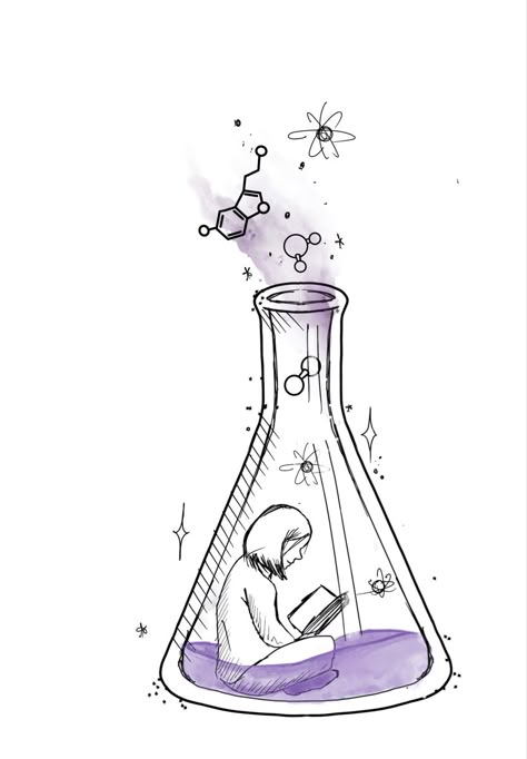 Chemistry Cute Wallpaper, Cute Chemistry Drawing, Chemistry Doodle Art, Chemistry Drawing Ideas, Pharmacist Drawing, Chemistry Tattoo Ideas, Chemistry Girl, Chemistry Major, Chemistry Drawing