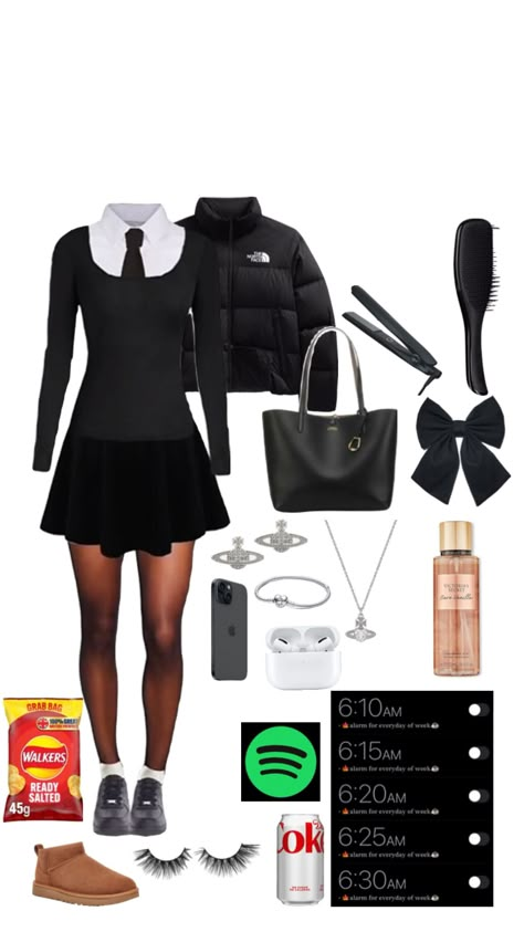 Winter Sixth Form Outfits, Scottish School Uniform, Uk Uniform, School Uniform Uk, Preppy Outfits Aesthetic, British School Uniform, 6th Form Outfits, Chav Outfits, Baddie Era