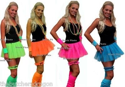 339 already SOLD   from £3.49 Neon Pleated Tutu skirts 1980s Clubbers Fancy Dress Dancewear Hen Party UK Dare2wearuk | eBay Glow Party Outfit, 80s Fashion Women, 80s Party Outfits, Ladies Fancy Dress, 90s Fashion Outfits Hip Hop Party, Hen Party Outfits, 80s Fashion Trends, Fall Fashion Skirts, Ayurvedic Products