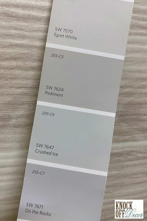 SW-Crushed-ice-single-Color-Deck Sw Crushed Ice Color Palette, Sw Crushed Ice Walls, Crushed Ice Coordinating Colors, Crushed Ice Paint Color, Sw Crushed Ice, Crushed Ice Sherwin Williams, Crushed Ice Paint, Home Paint Colour, Small Bathroom Paint