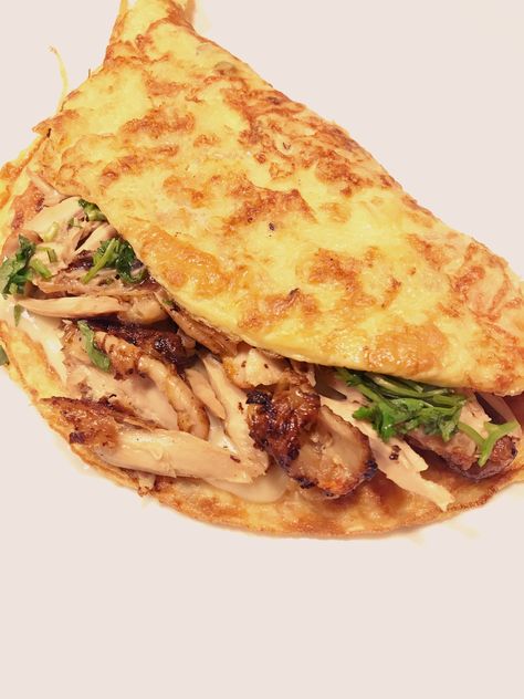 Chicken cheese omelette Chicken Omelette, Cheese Omelette, Stuffed Chicken, Cheese, Chicken, Ethnic Recipes, Quick Saves