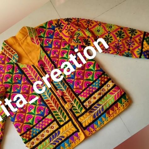 Multicolor aariwork blouse Gamthi Work, Elegant Blouse Designs, Work Jacket, Work Jackets, Western Wear, Blouse Designs, Saree, Pure Products, How To Wear