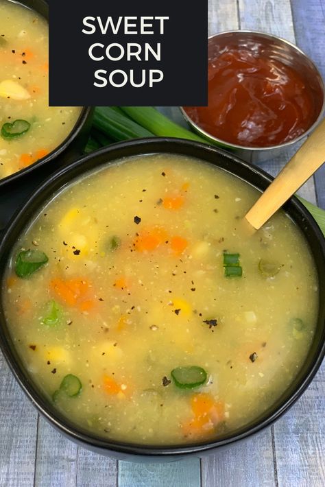 Soup Indian, Spinach Soup Healthy, Soup Recipes Healthy Vegetarian, Recipes Corn, Sandwich Recipes Indian, Healthy Corn, Warm Soup Recipes, Corn Soup Recipes, Soup Instant Pot