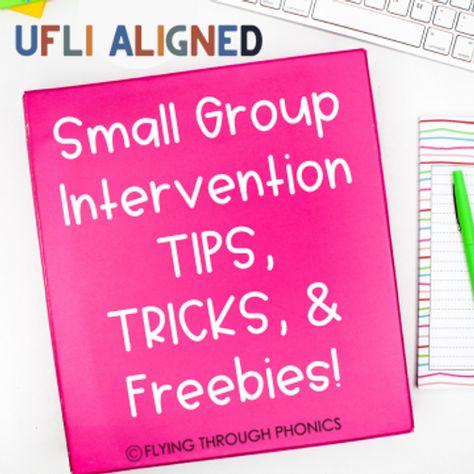 What do I do during Small Group Intervention?This is by far one of the most common questions asked by teachers using UFLI in their kindergarten, first-grade, and second-grade classrooms. And it's completely understandable! Planning for phonics intervention groups that meet the needs of your individual students is VERY TIME CONSUMING! And let's be real, teachers don't have extra time. The wonderful thing about UFLI is that all of the instructional guidance you need is included in the manual. ... Fundations Intervention, Phonics Interventions 3rd Grade, Reading Intervention First Grade, Kindergarten Intervention, Ufli Foundations Organization, Kindergarten Must Haves, Fundations Second Grade, Ufli Activities, Reading Intervention Kindergarten