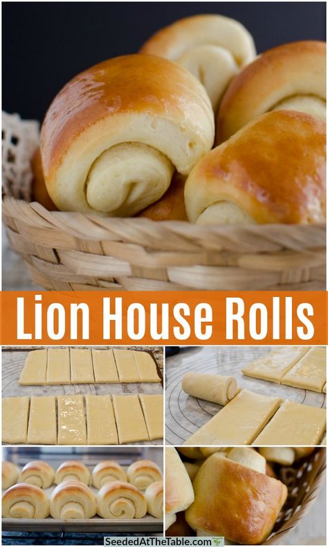 Lion House Rolls, Lion House, Famous Recipes, Pane Dolce, Cloud Bread, Yeast Rolls, Dinner Rolls Recipe, Simple Food, Bread Roll